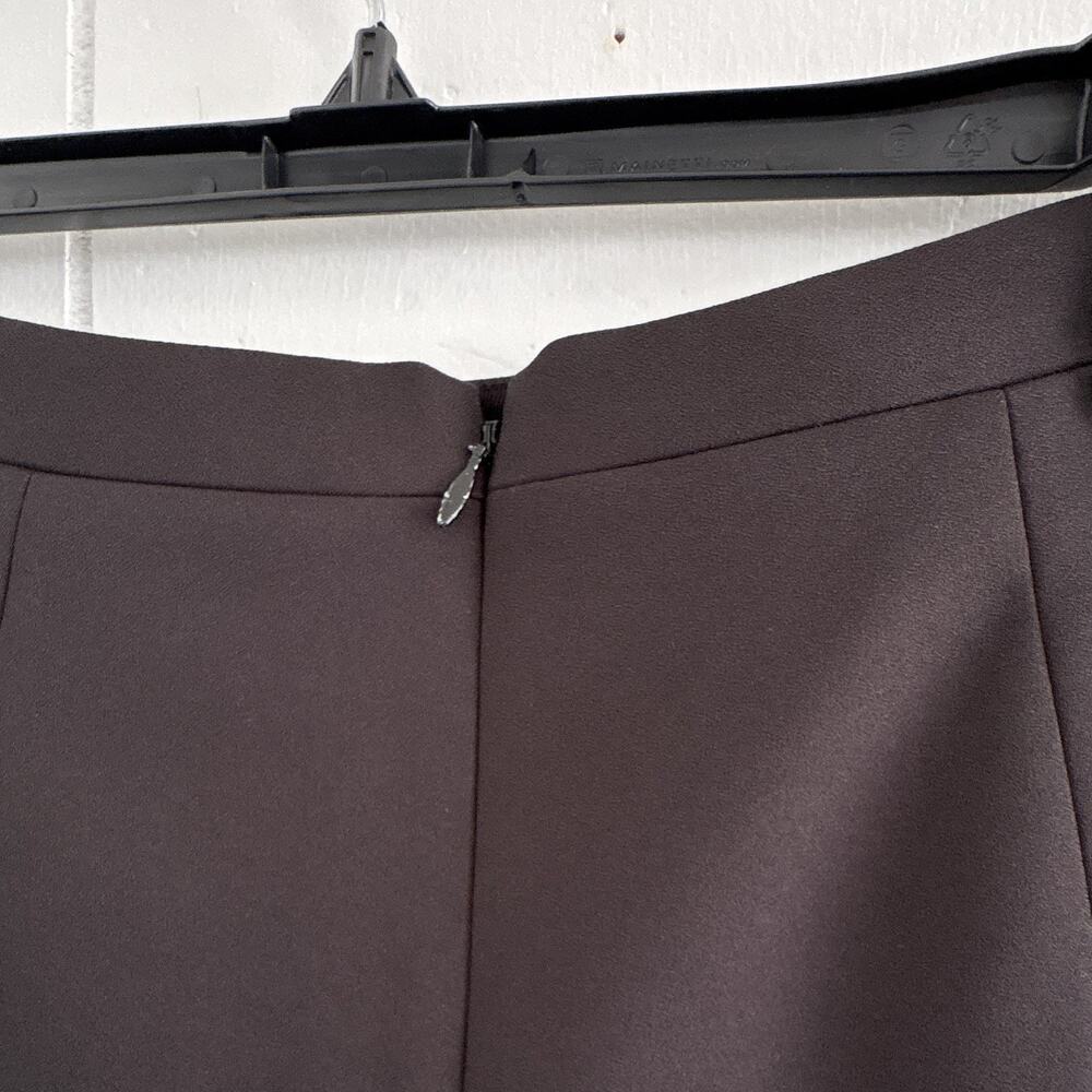 J.CREW Women's Black Solid A-Line Short Zip Zipper Skirt Regular Size 0 - Picture 4 of 5